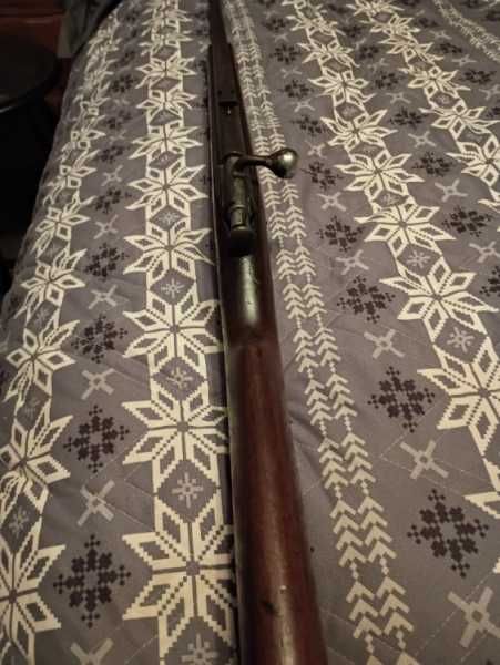 Winchester Model 67 with finger grooves 22 cal 